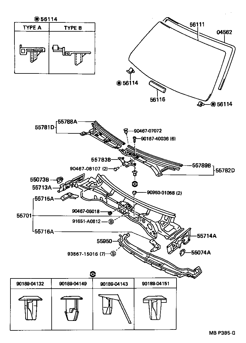 55951-22110 NOZZLE ASSY, DEFROSTER product image