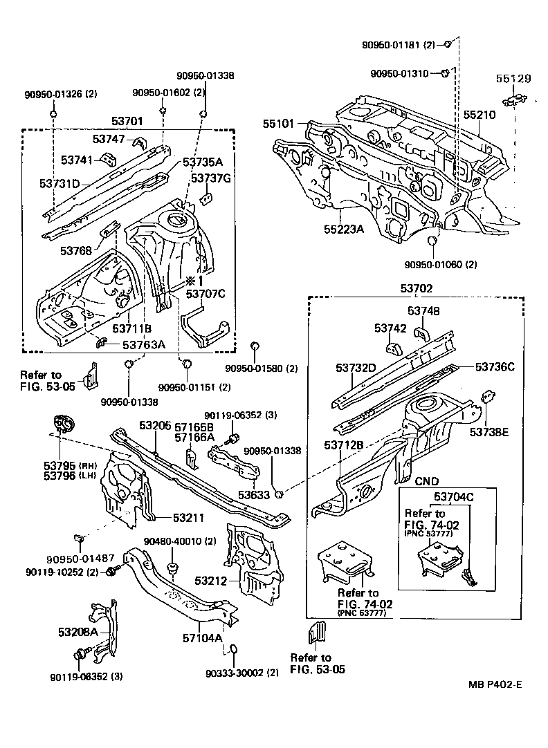 Toyota 55129-22010 COVER, DASH PANEL HOLE