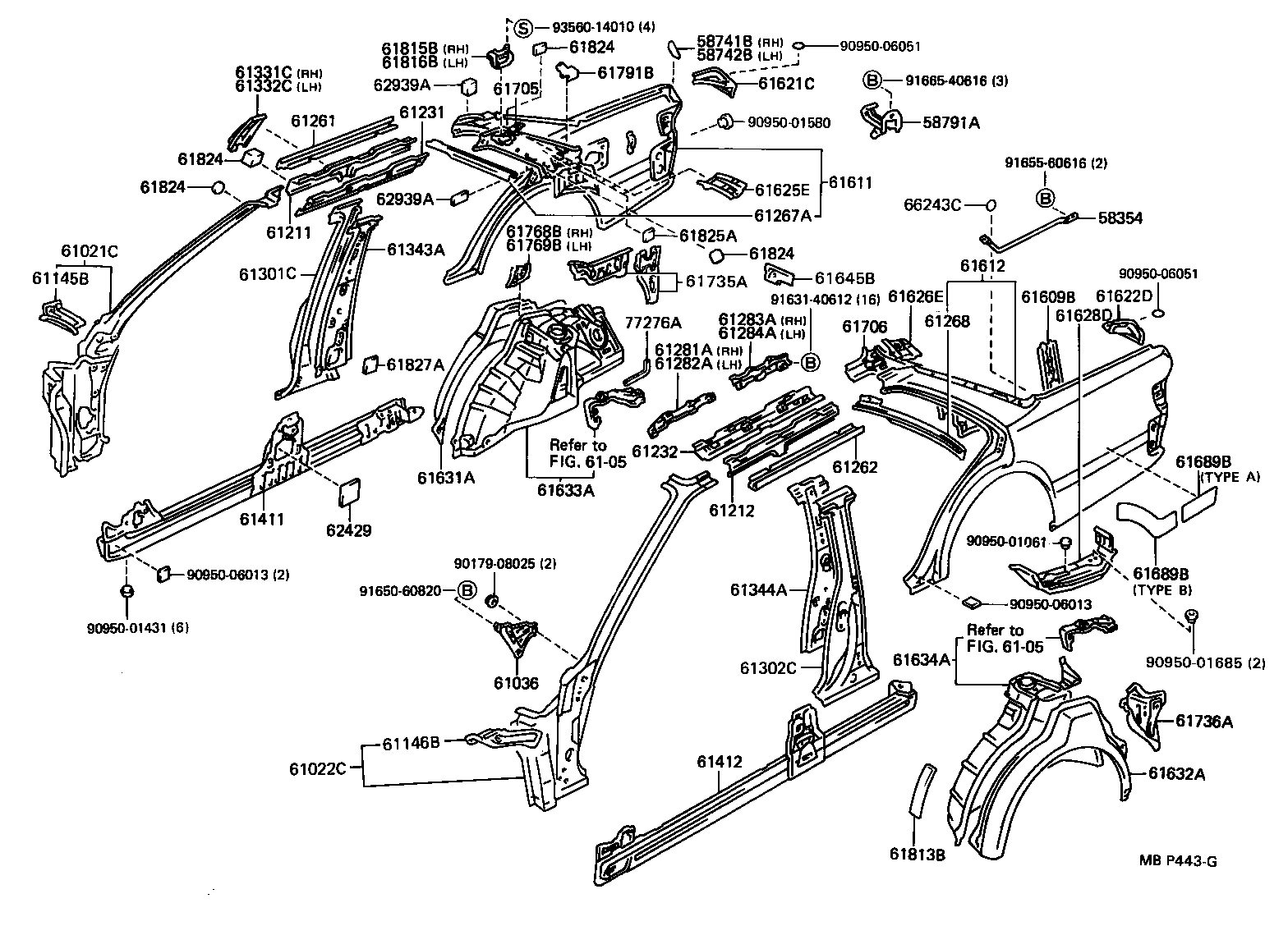 58741-91602 PROTECTOR, QUARTER PANEL, RH product image