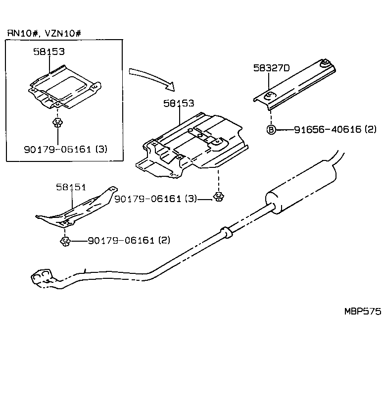 58151-89115 INSULATOR, FRONT FLOOR HEAT, NO.1 product image