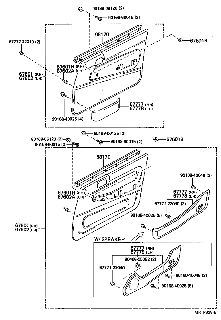 67862-91602 WEATHERSTRIP, FRONT DOOR, LH product image