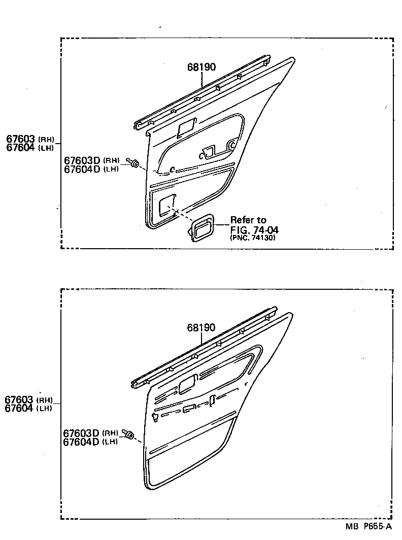 67841-22200 COVER, REAR DOOR SERVICE HOLE, RH product image