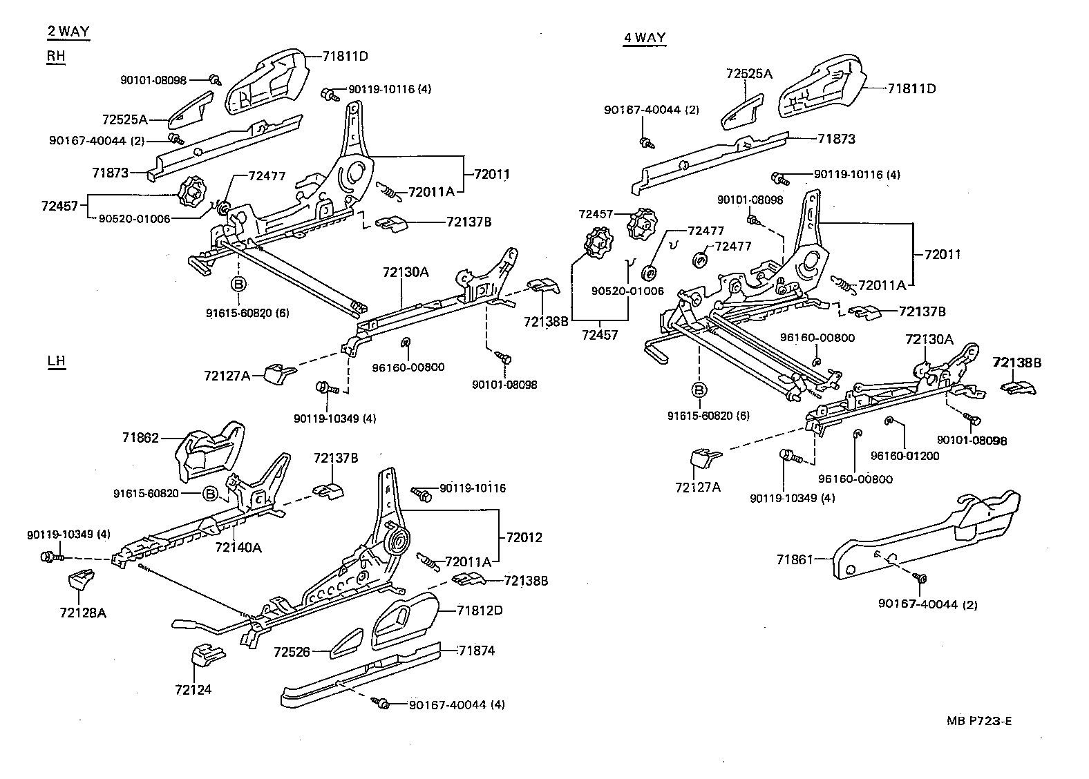 71630-22650 SPRING ASSY, FRONT SEAT BACK, RH(FOR SEPARATE TYPE) product image