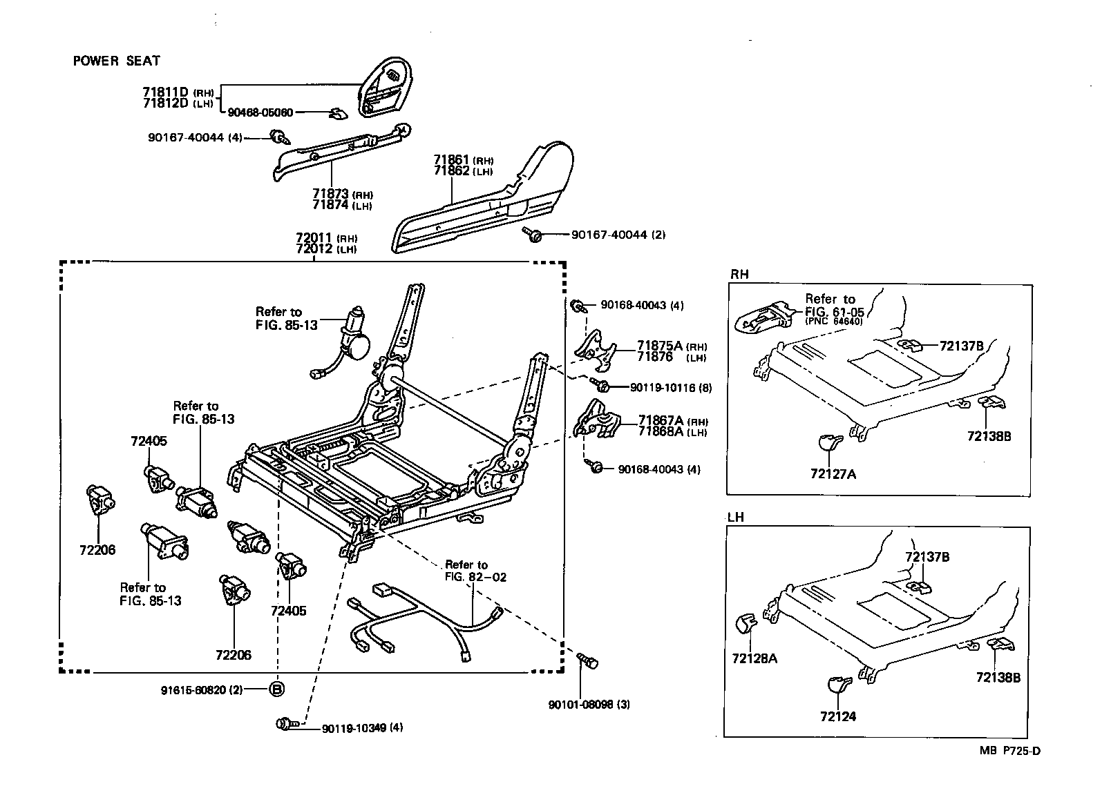 71630-22480 SPRING ASSY, FRONT SEAT BACK, RH(FOR SEPARATE TYPE) product image