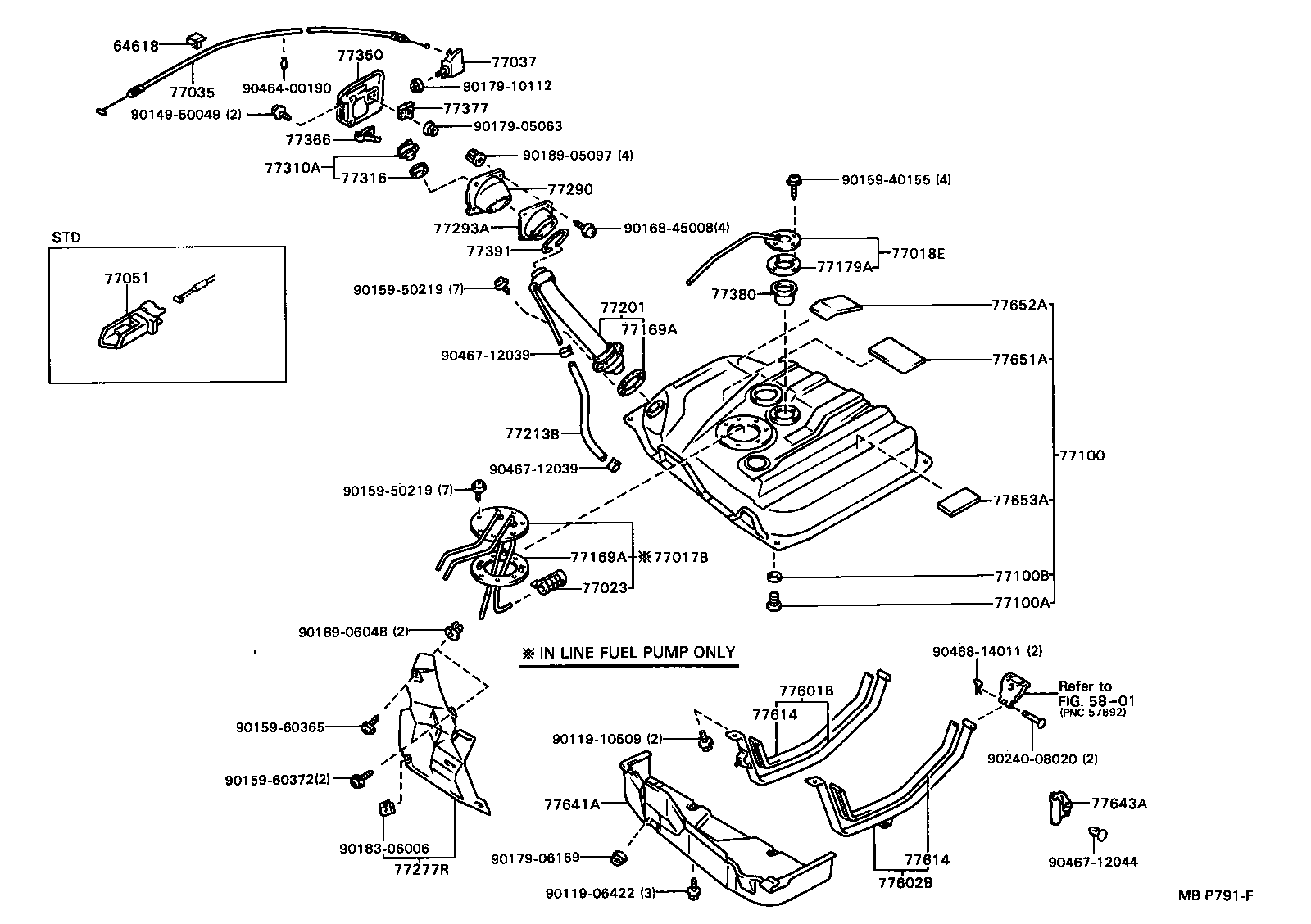 90445-12230 HOSE, FUEL, NO.3(FOR CHARCOAL CANISTER) product image