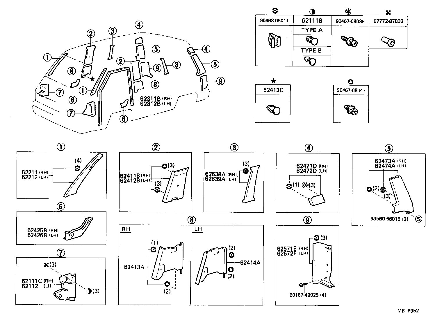 55477-87002 BEZEL, CIGARETTE LIGHTER HOLE product image