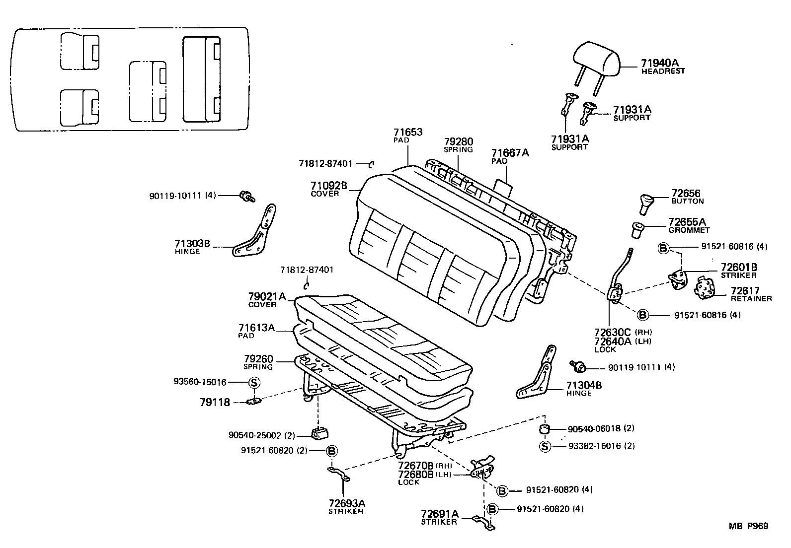 79170-28030 SPRING ASSY, NO.1 SEAT CUSUION, LH product image
