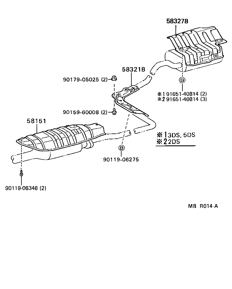 Toyota 58321-16020 INSULATOR, REAR FLOOR HEAT, NO.1