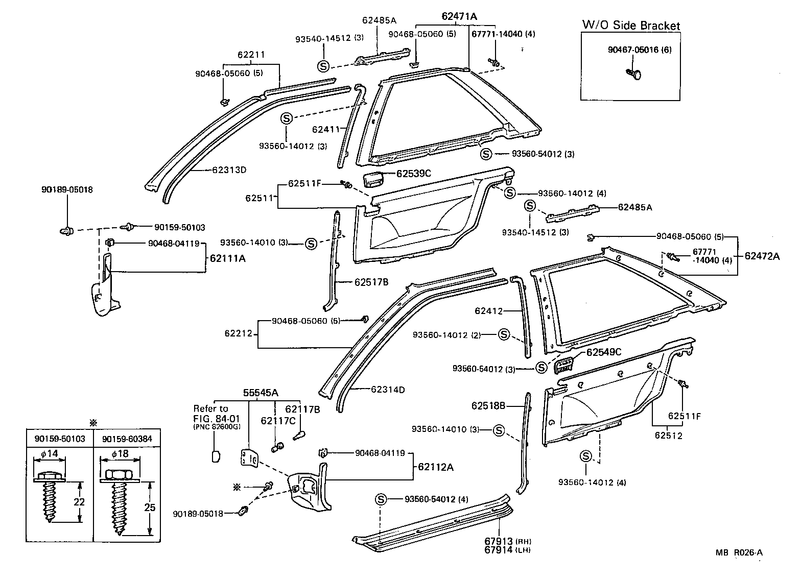 Toyota 62211-16030-06 GARNISH, FRONT PILLAR, RH