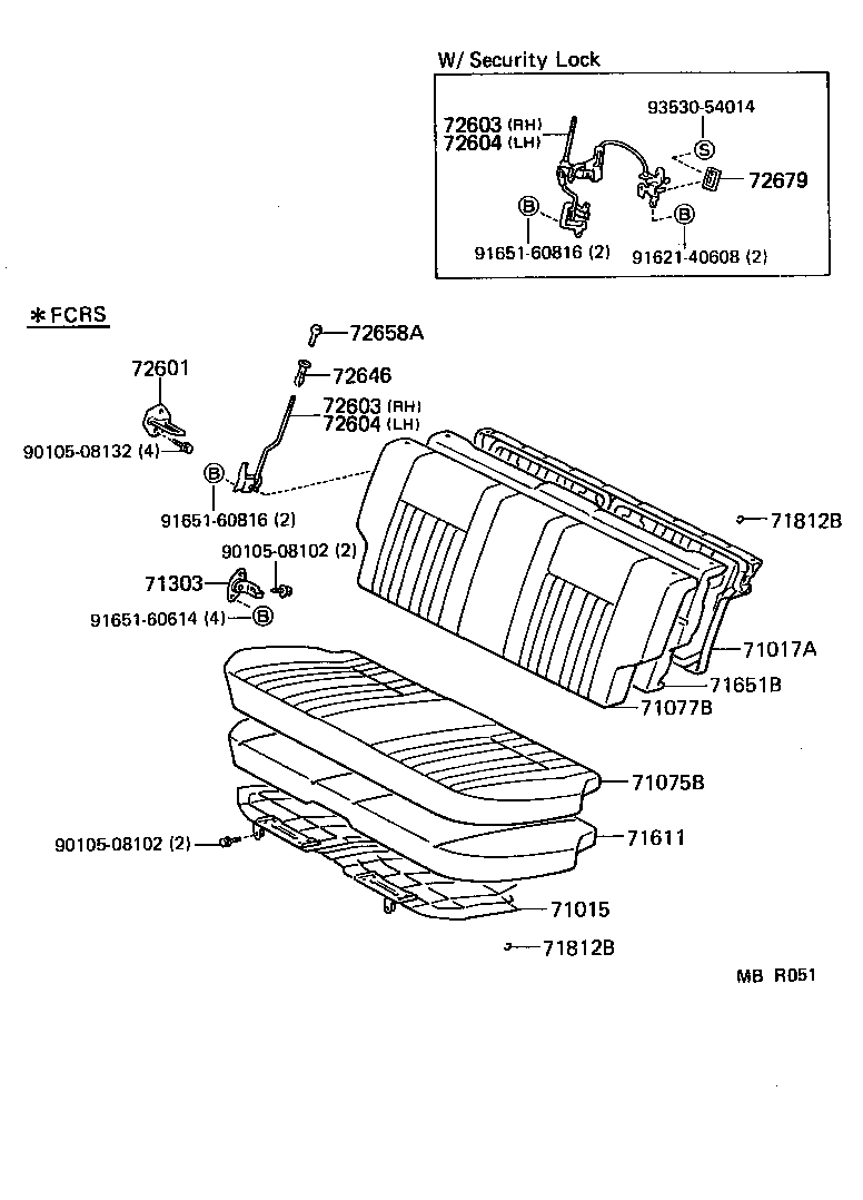 71065-16342-06 COVER, REAR SEAT CUSHION (FOR BENCH TYPE) product image