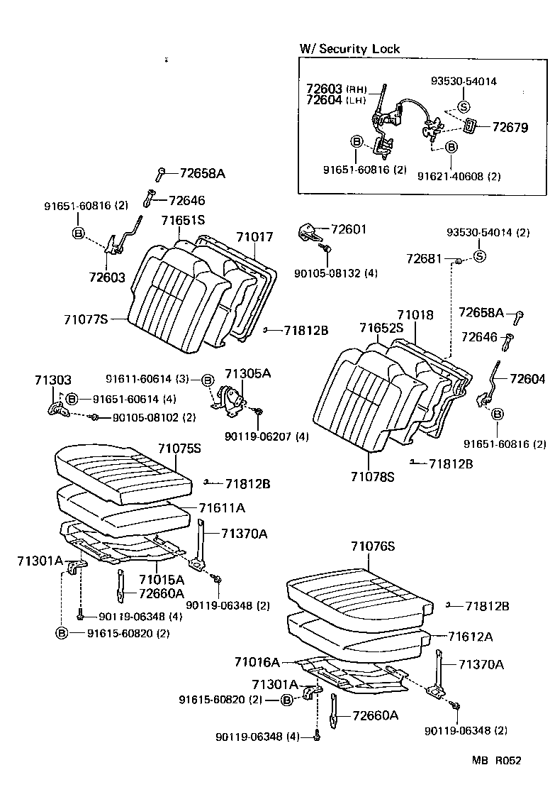 71065-16342-06 COVER, REAR SEAT CUSHION (FOR BENCH TYPE) product image