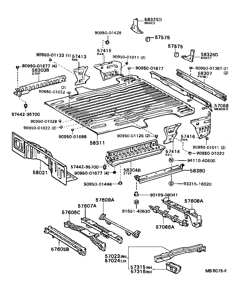 58021-87050 PANEL SUB-ASSY, HEADER product image