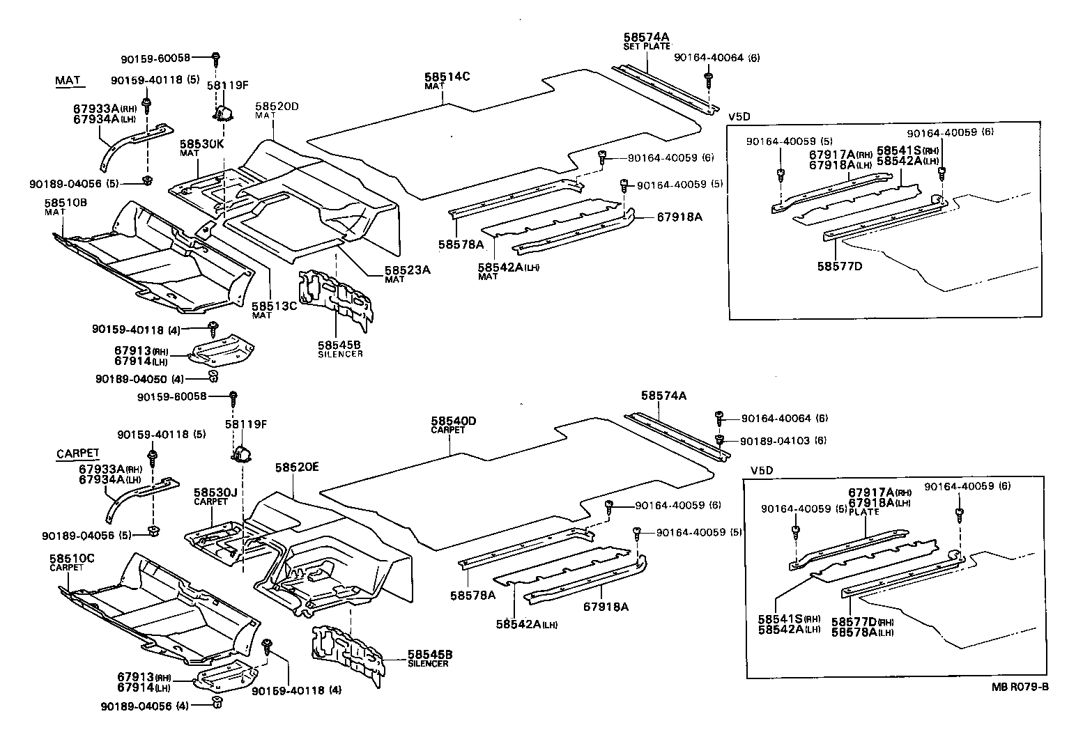 58415-87014 BOARD, REAR FLOOR, NO.1 product image