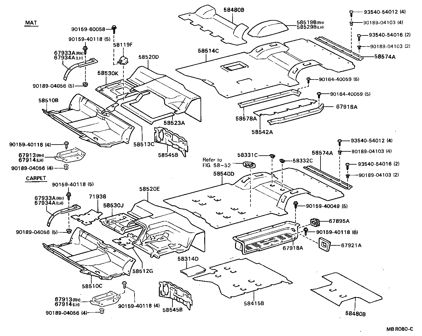 58415-87014 BOARD, REAR FLOOR, NO.1 product image