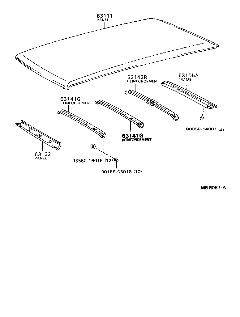 51146-87001 REINFORCEMENT, CENTER product image