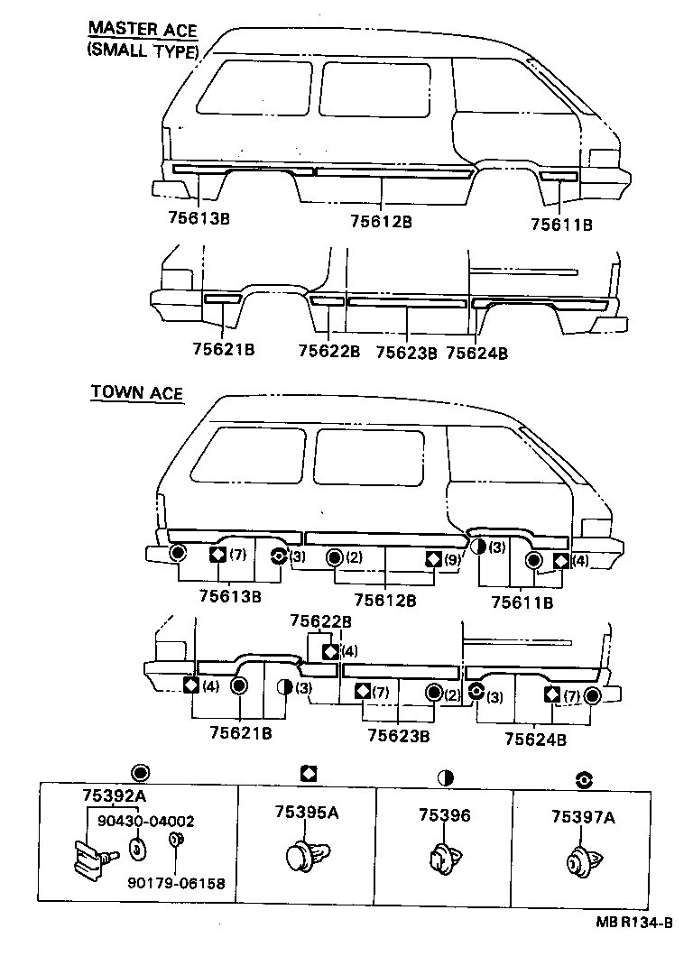 75552-87006 MOULDING, ROOF DRIP SIDE FINISH, LH product image