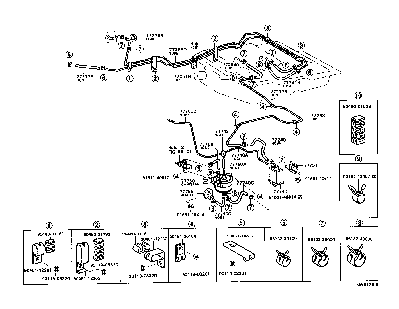 77217-28030 HOSE, FUEL TANK SUB INLET product image