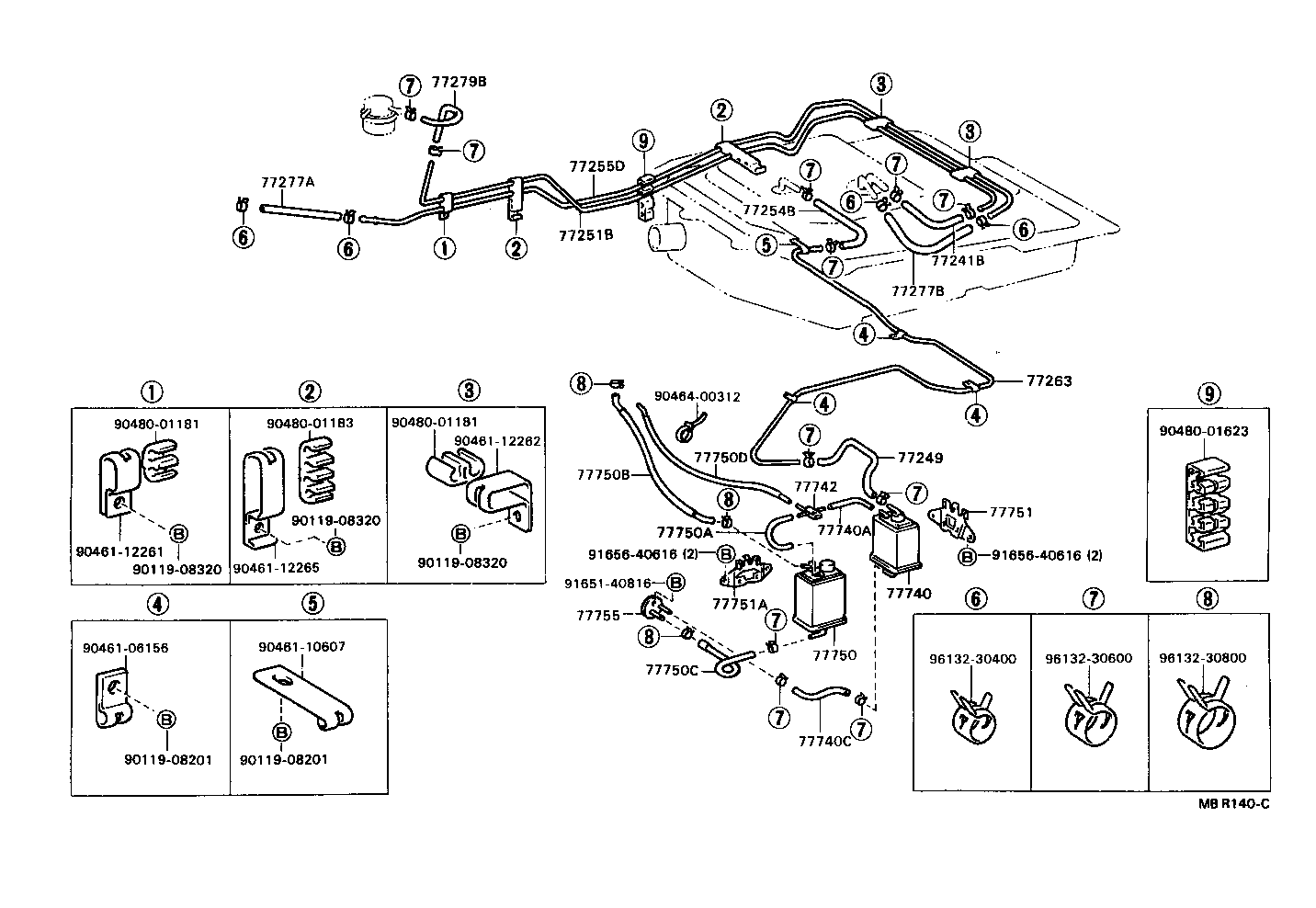 77217-28030 HOSE, FUEL TANK SUB INLET product image