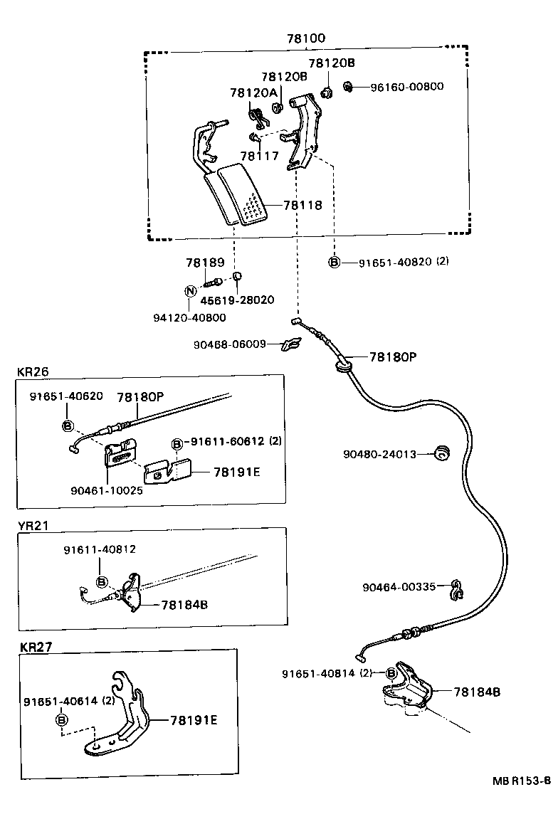 78180-87014 CABLE ASSY, ACCELERATOR CONTROL product image