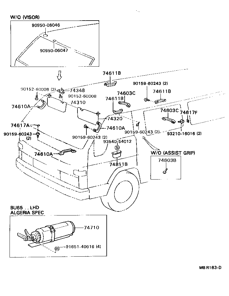 74603-20010-06 GRIP SUB-ASSY, ASSIST product image