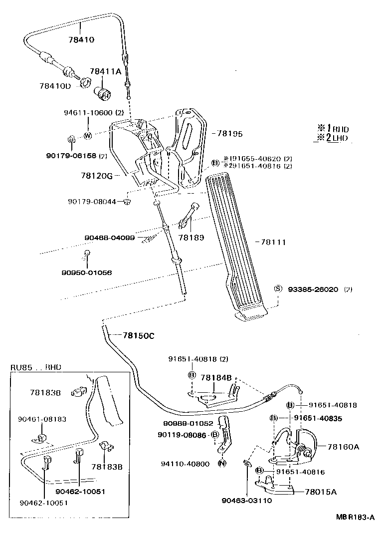 78150-37100 WIRE ASSY, ACCELERATOR FLEXIBLE product image