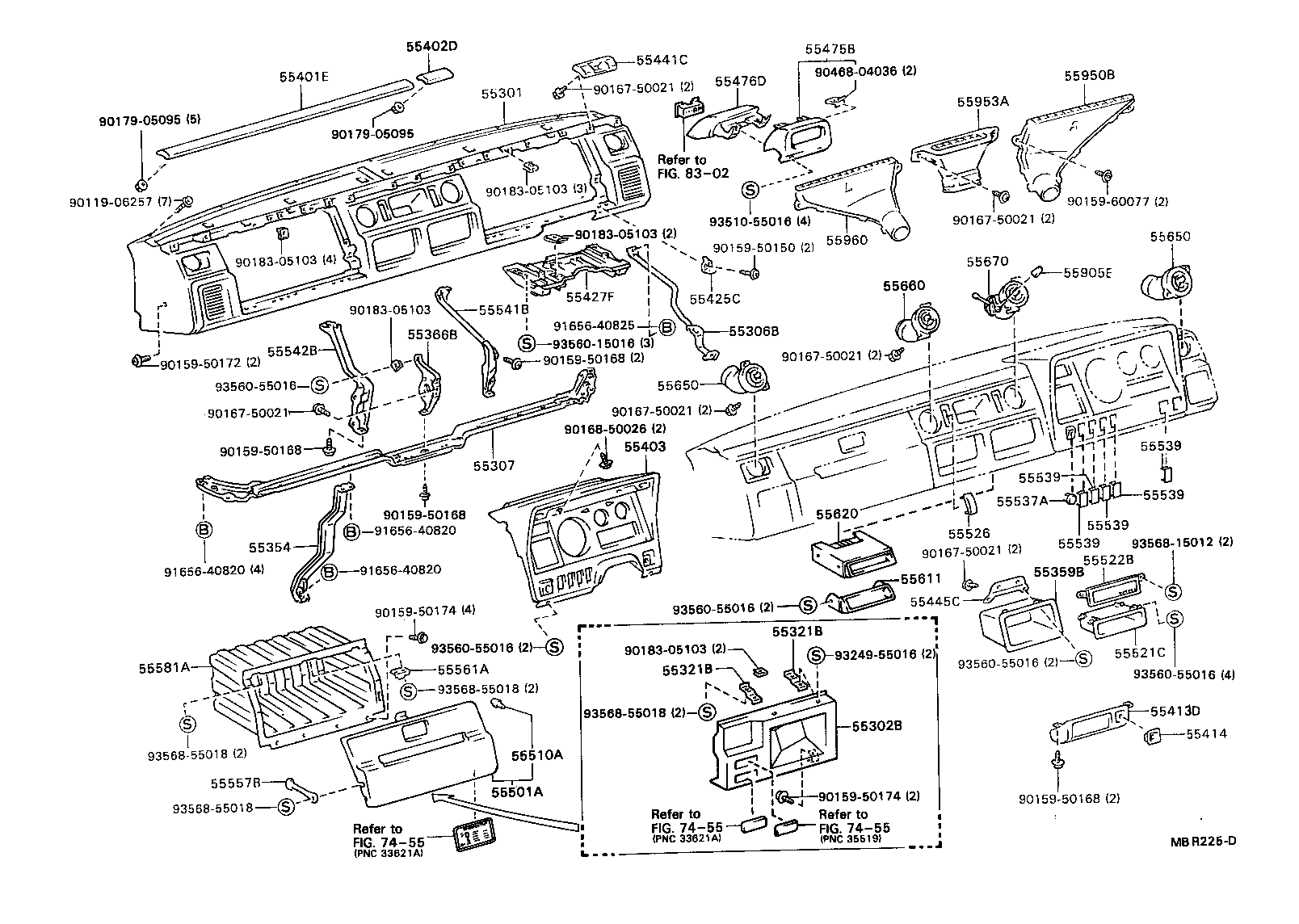 55311-95423-B0 PANEL SUB-ASSY, INSTRUMENT product image