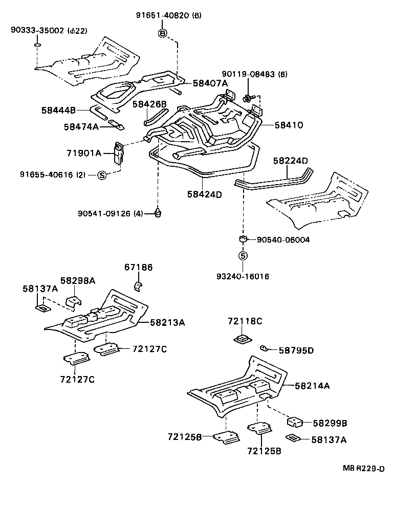 53729-95401 BRACKET, FENDER APRON, LH product image