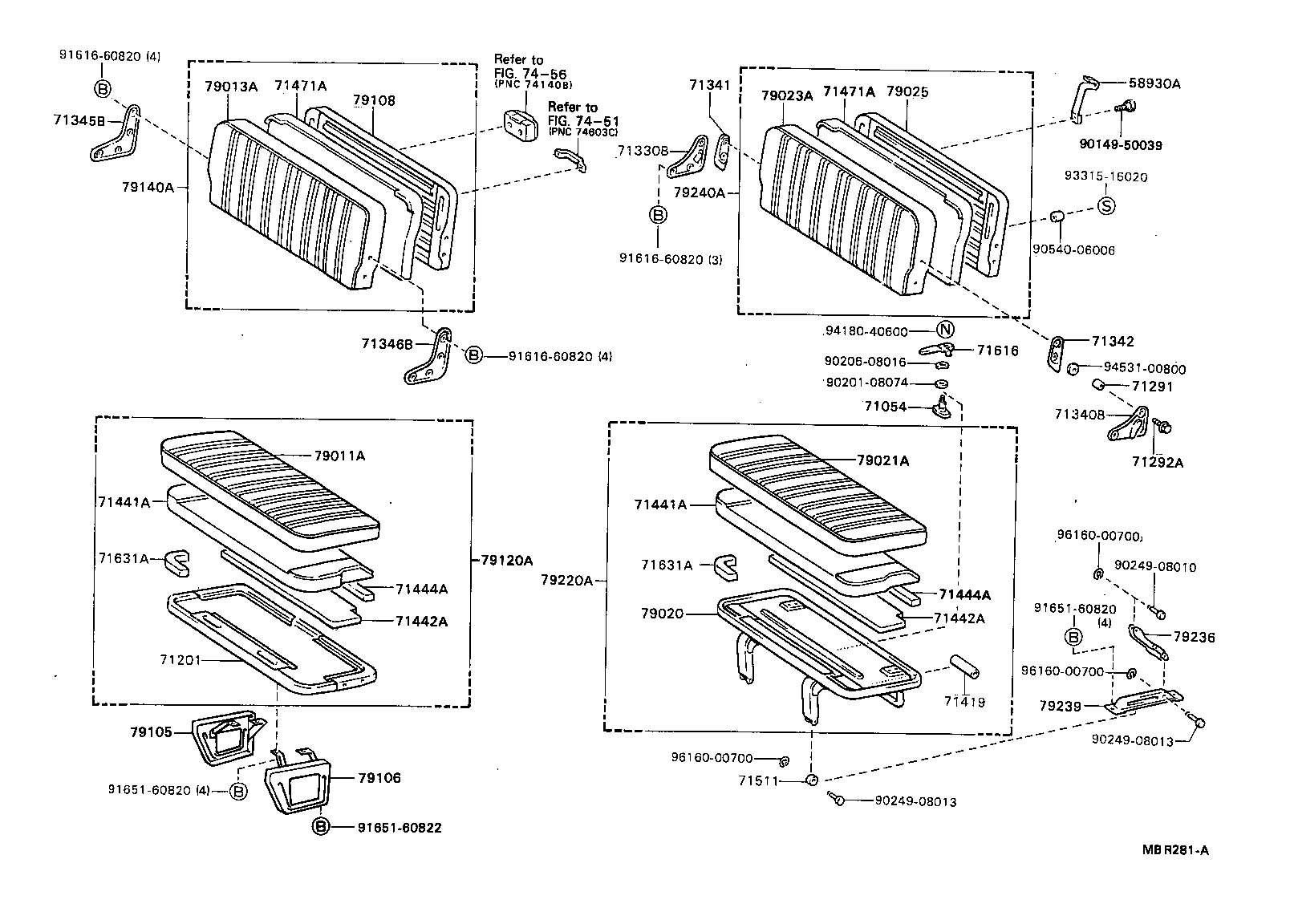 71012-95416 FRAME SUB-ASSY, FRONT SEAT CUSHION, LH product image