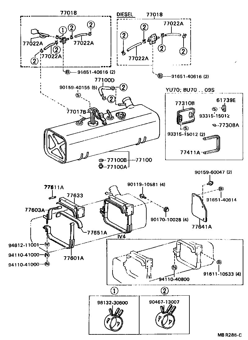 58266-36290 BRACKET, FUEL TUBE CLAMP product image