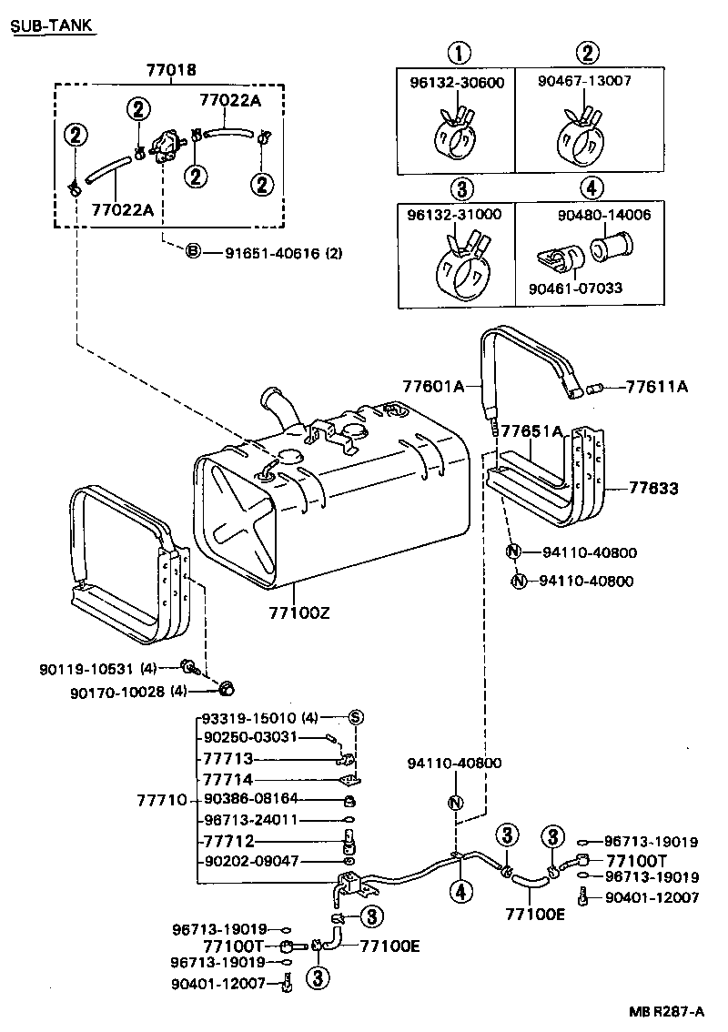 58266-36290 BRACKET, FUEL TUBE CLAMP product image