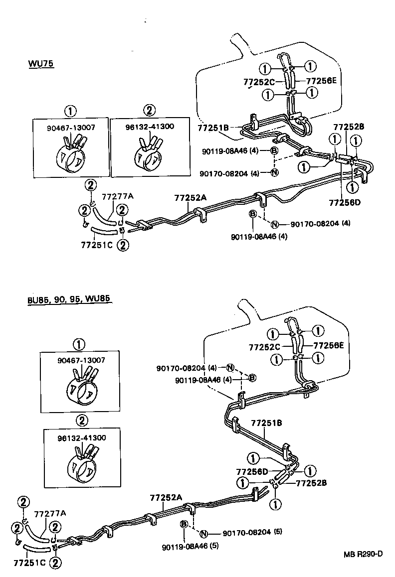 77018-60012 VALVE SUB-ASSY, FUEL VAPOUR SEPARATE product image