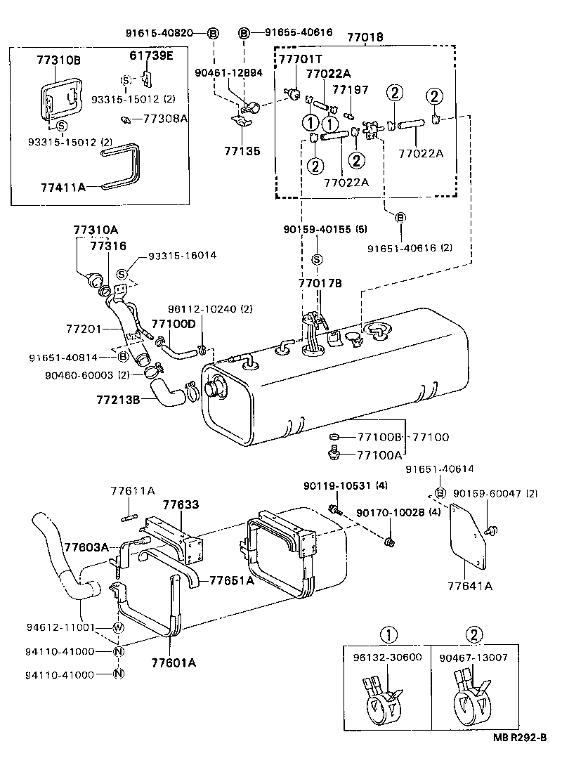 58266-36290 BRACKET, FUEL TUBE CLAMP product image