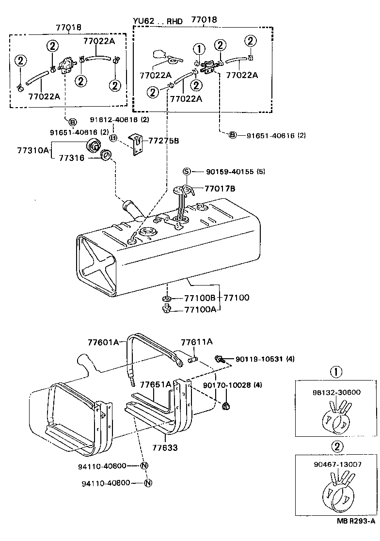 77017-36360 TUBE SUB-ASSY, FUEL TANK VENT product image