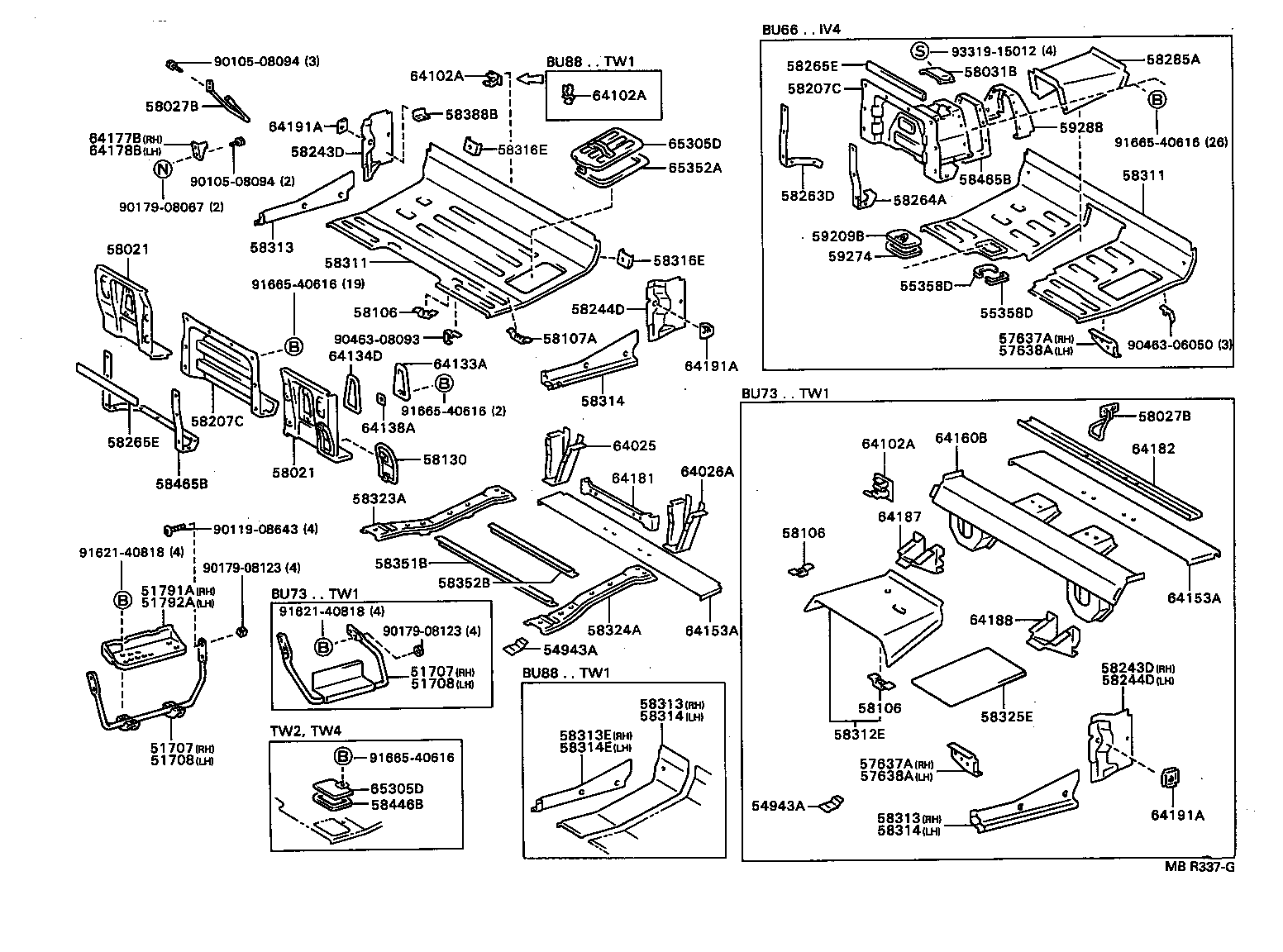 58244-37010 PANEL, FLOOR SIDE, REAR LH product image