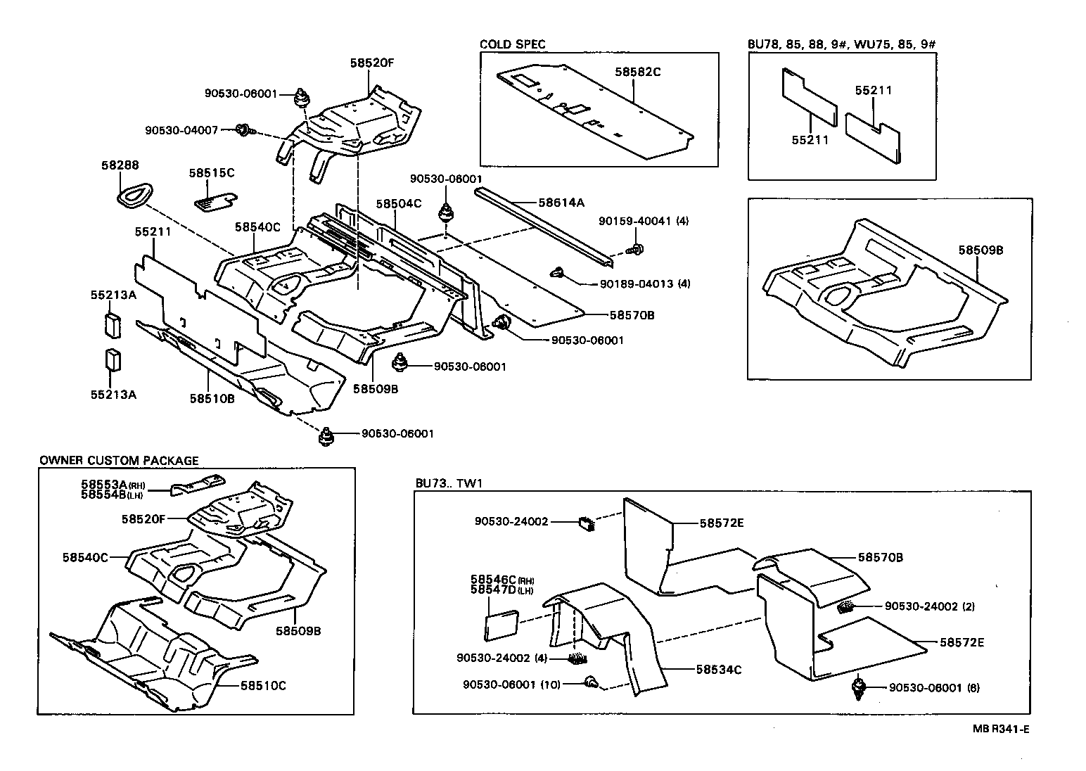58288-95402 SEAL, SHIFT LEVER BOOT product image