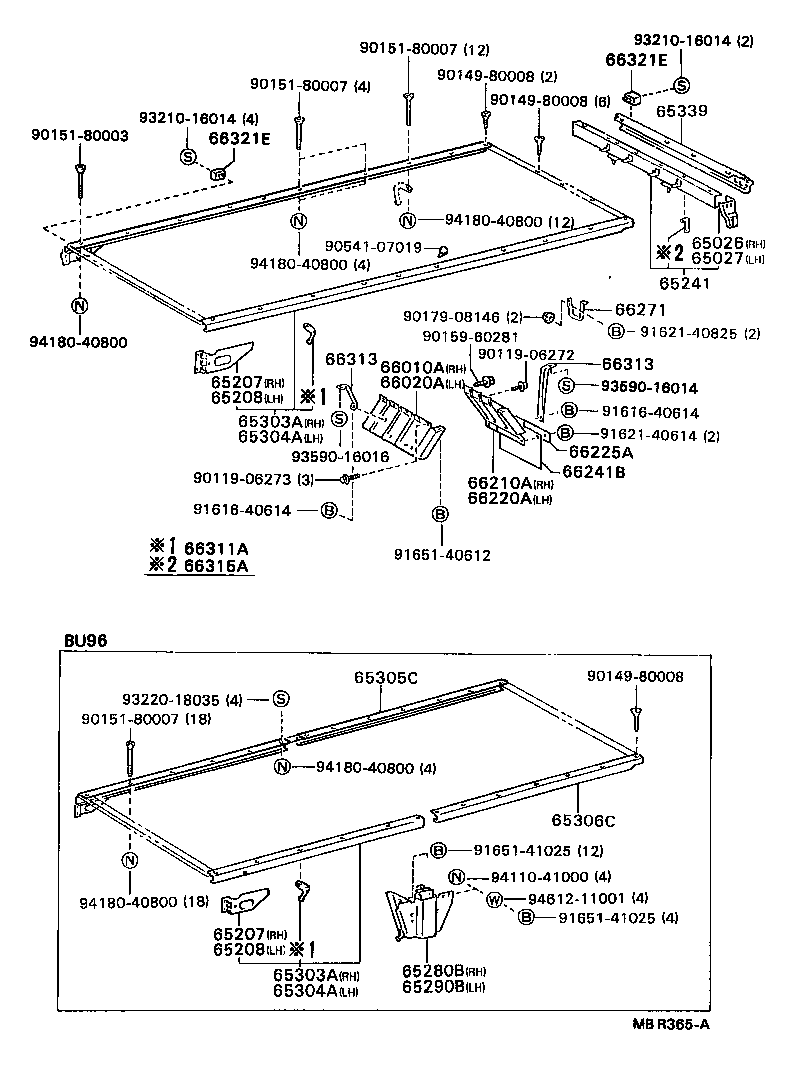 65100-37030 FLOOR ASSY, REAR BODY product image