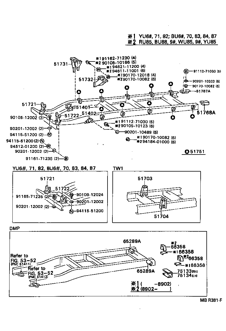 51002-3B621 FRAME SUB-ASSY product image
