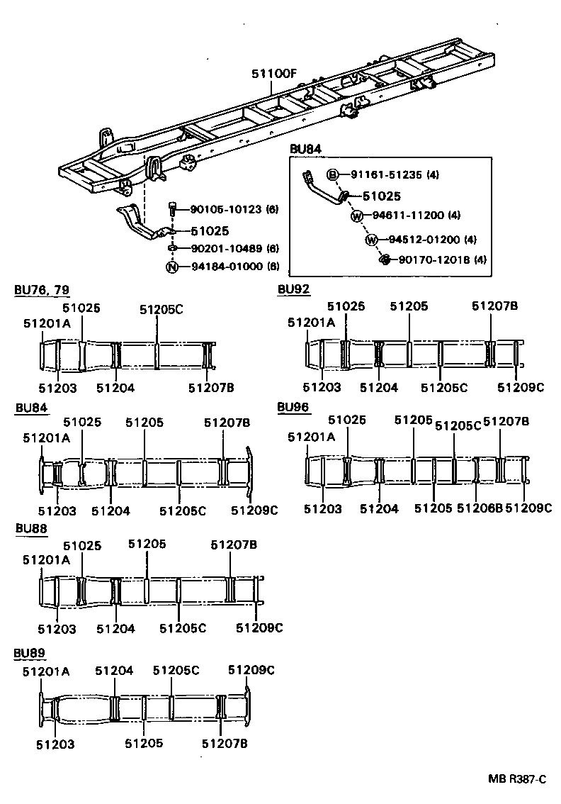 51002-3B531 FRAME SUB-ASSY product image