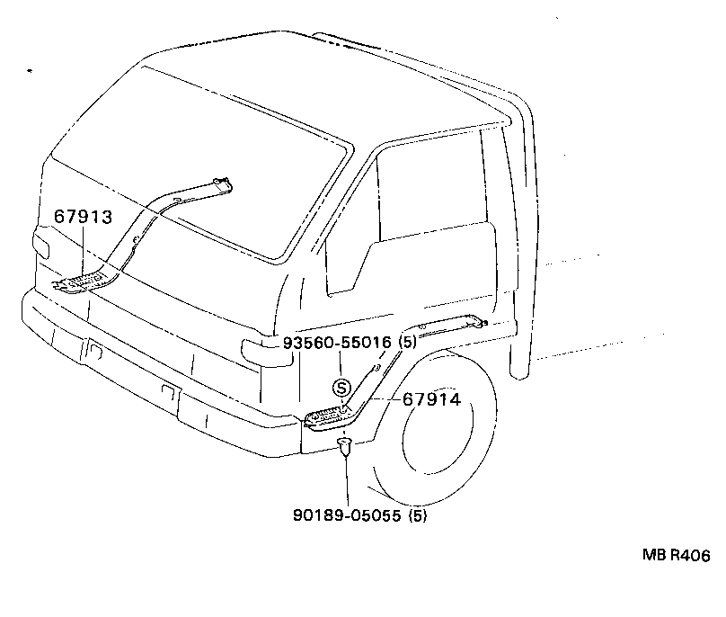 58624-95401-B0 PAD, CENTER FLOOR SILENCER product image
