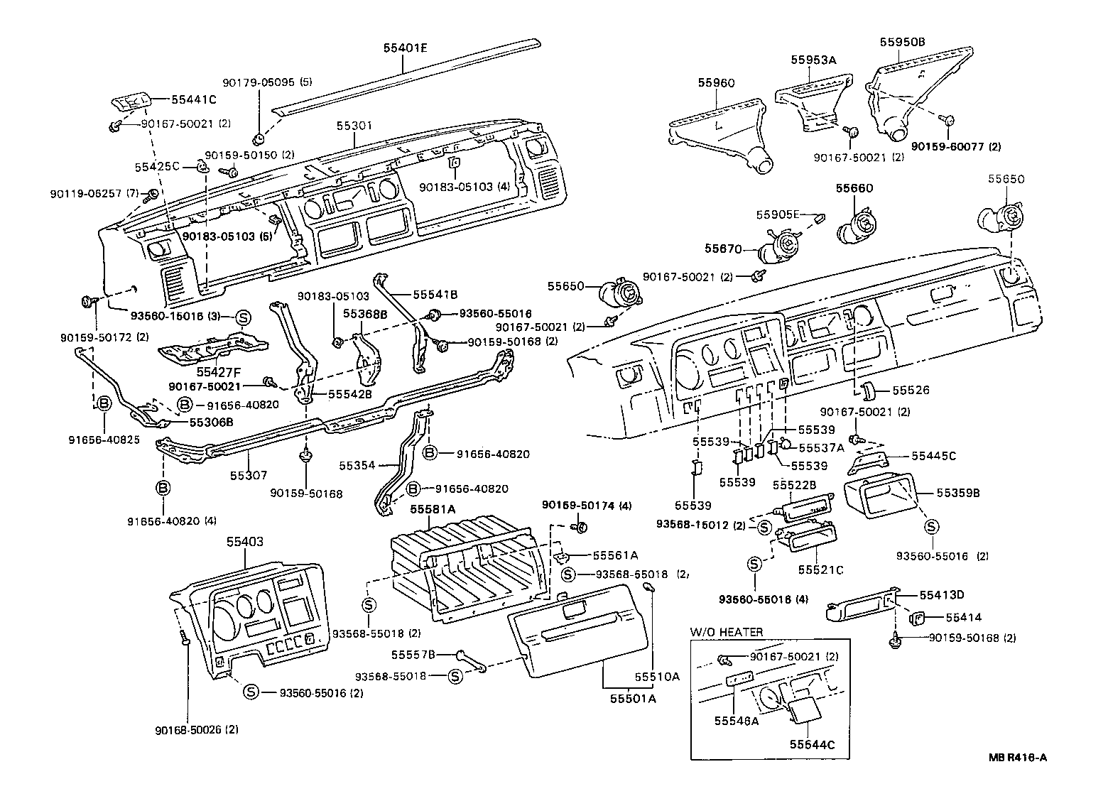 55366-37010 BRACKET, RADIO TUNER MOUNTING, RH product image
