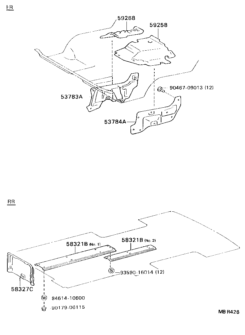 59258-37010 INSULATOR, ENGINE SERVICE HOLE COVER MAIN product image