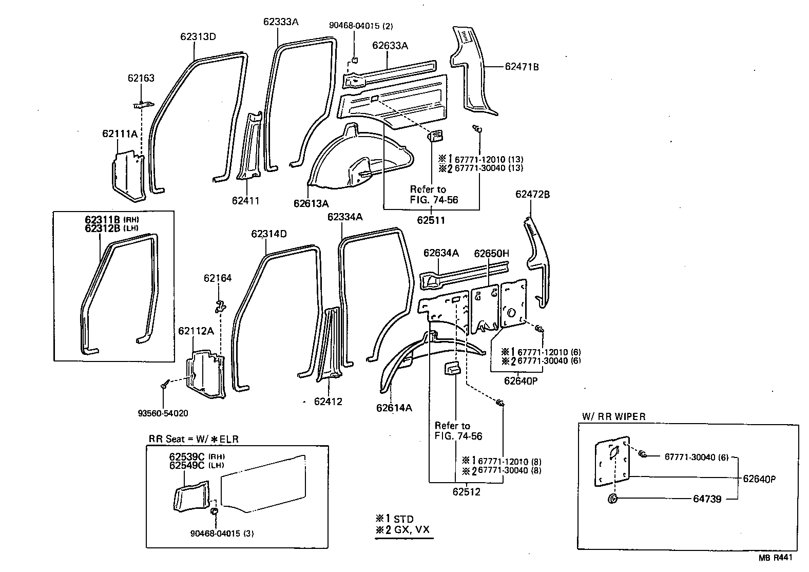 62604-90A05-06 COVER, QUARTER WHEEL HOUSE, LH product image