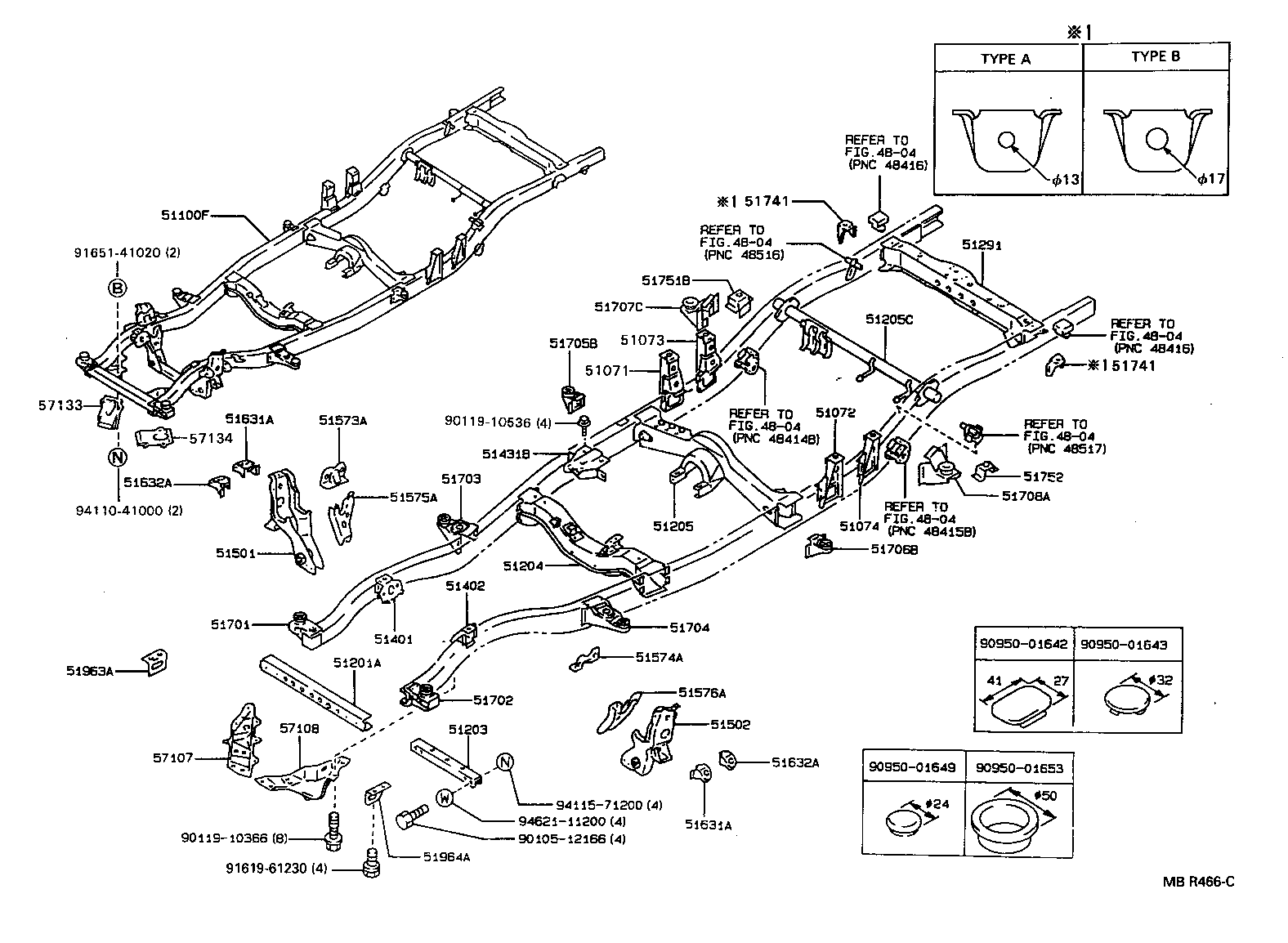 51204-35500 MEMBER SUB-ASSY, ENGINE FRONT MOUNTING product image