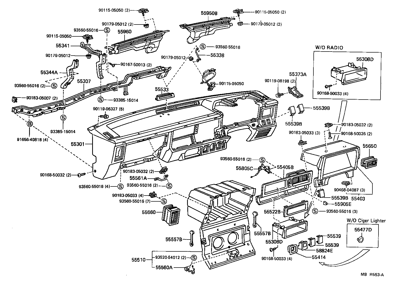 55035-27010 BRACKET, OIL RESERVOIR TANK product image