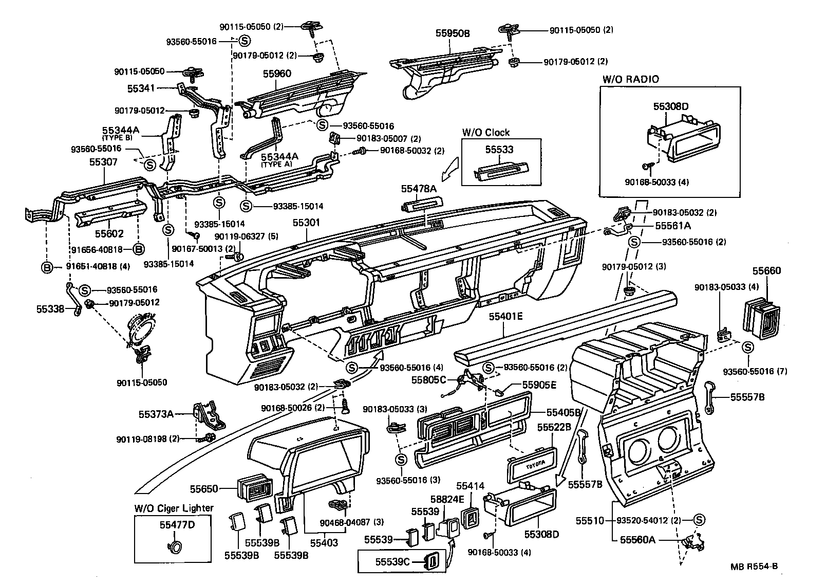 55035-27010 BRACKET, OIL RESERVOIR TANK product image
