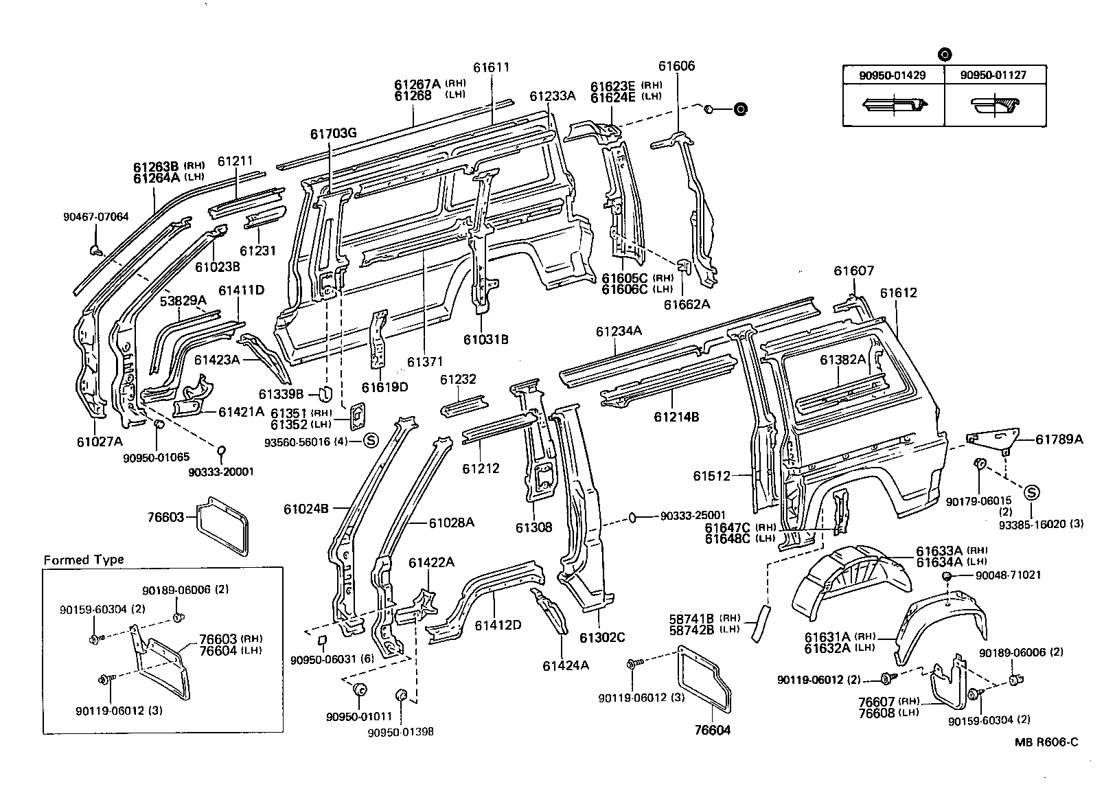 76604-27010 MUDGUARD SUB-ASSY, FRONT FENDER, LH product image