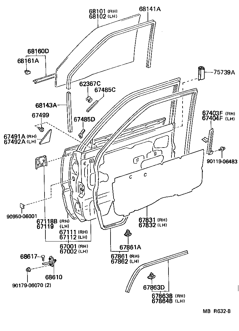 67832-27010 COVER, FRONT DOOR SERVICE HOLE, LH product image