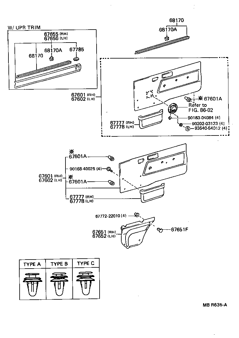 67404-95701 FRAME SUB-ASSY, FRONT DOOR, REAR LOWER LH product image