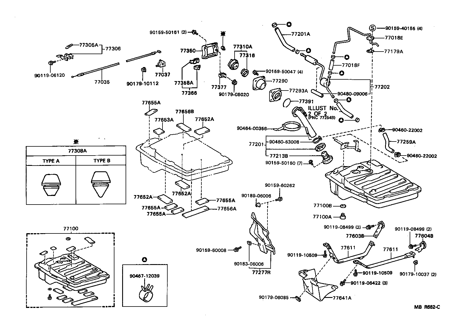 77019-23060 TUBE, FUEL TANK TO CANISTER product image