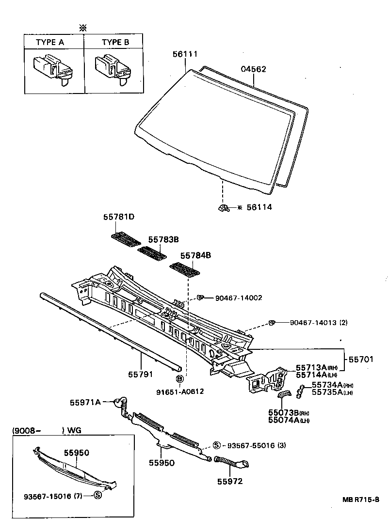 55700-2A030 PANEL SUB-ASSY, COWL product image